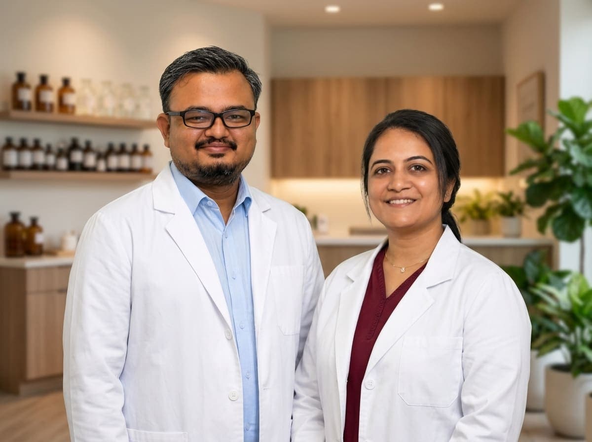 Dr. Milind Parekh & Dr. Nikita Parekh — Hem Homoeopathic Clinic