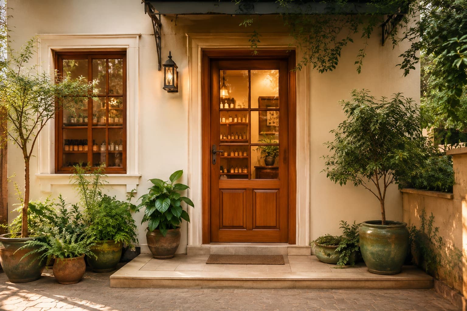 The entrance to Hem Homoeopathic Clinic, Bardoli